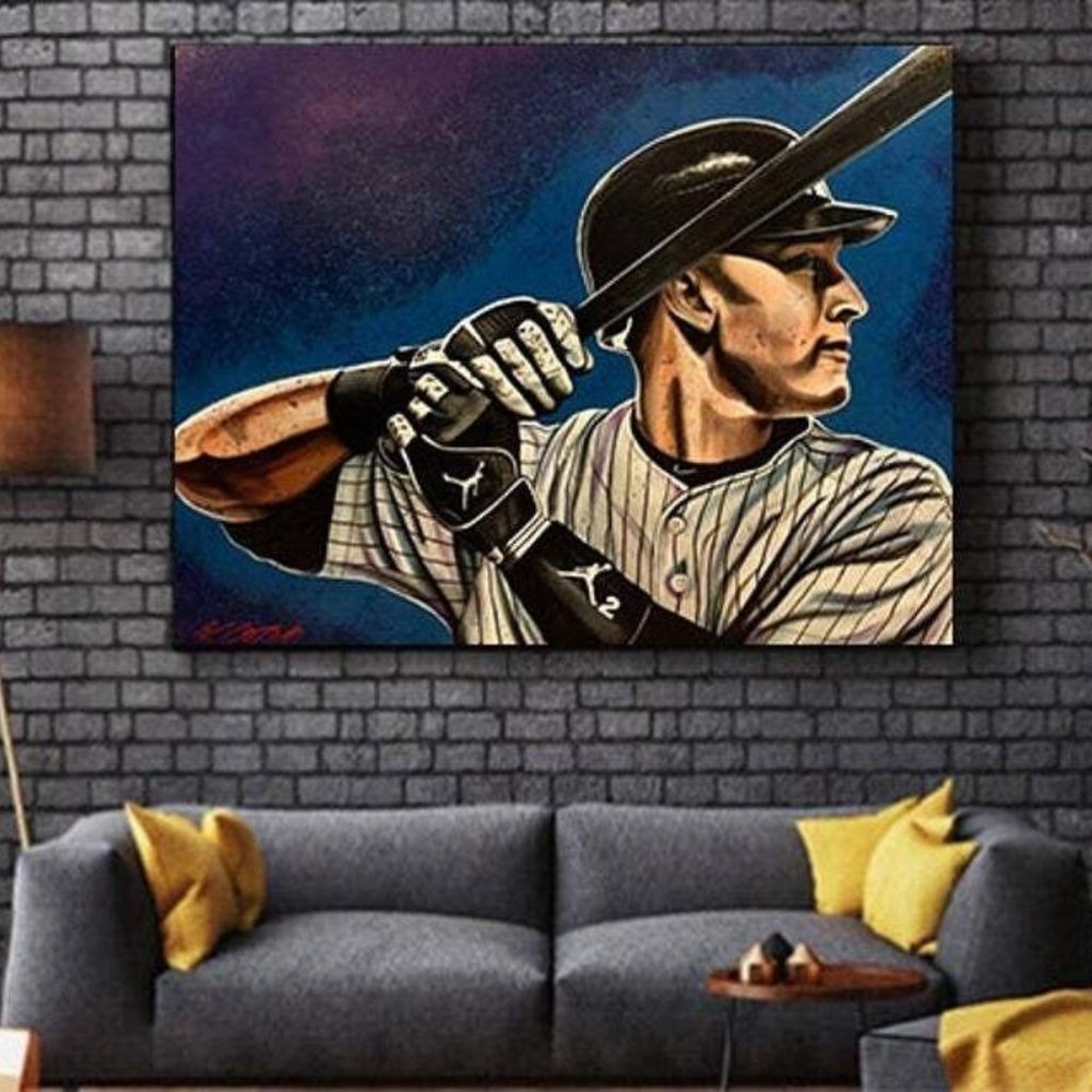 NY Yankee Derek Jeter Painting